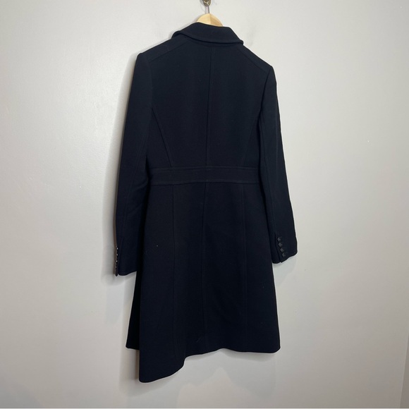 J Crew Lady Day Coat Italian Double Cloth Wool Black 6 - Picture 10 of 12